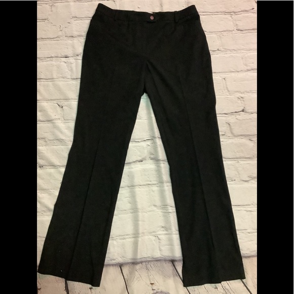 Calvin Klein Women's Modern Fit Pants Black Size 14